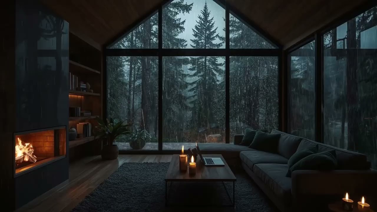3 Hours Gentle Rain Sounds for Sleeping | Relax and Feel the Rain Sounds