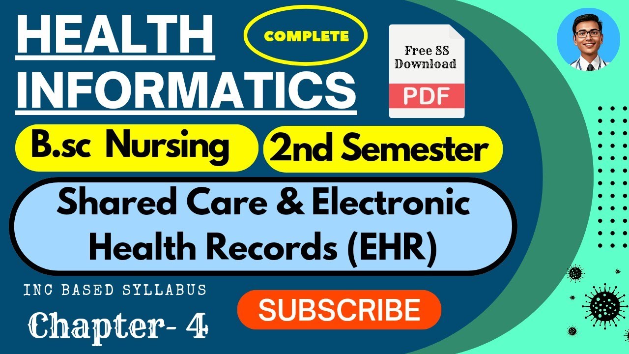 Shared Care & Electronic Health Records || Health Informatics || Complete Ch-4 || B.Sc Nursing 2 Sem