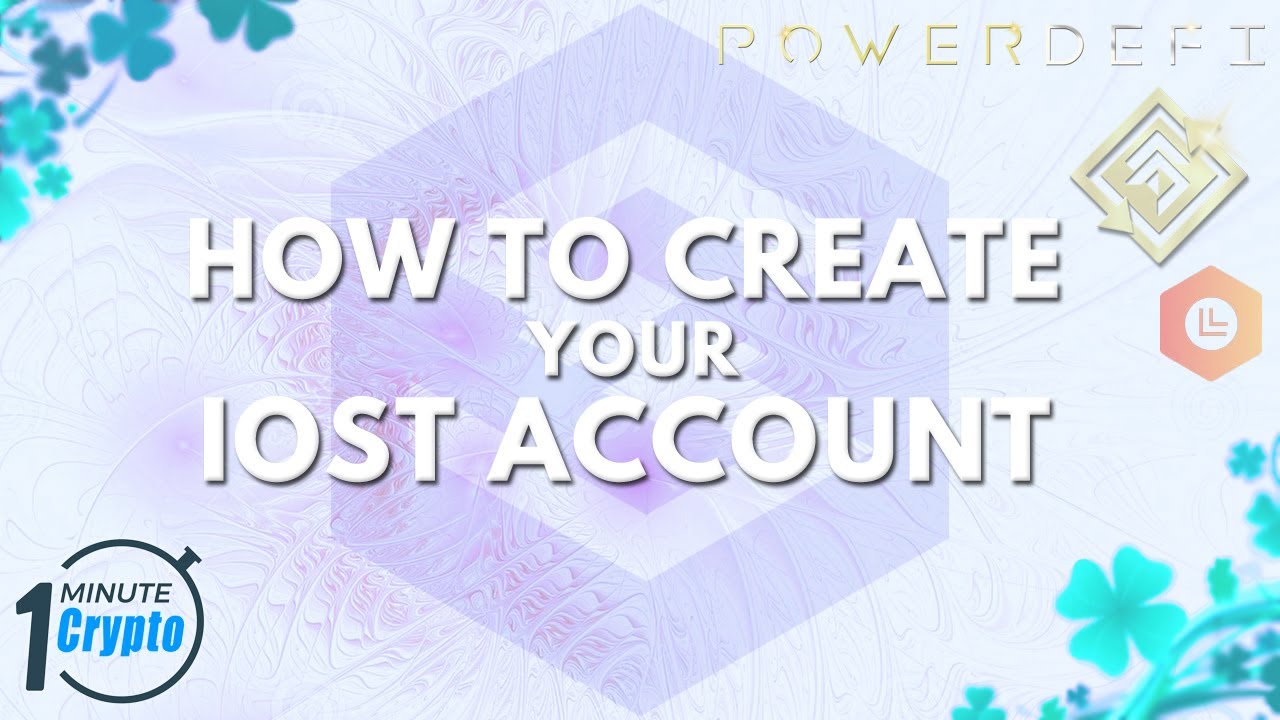 How to Create Your Free IOST Account #OneMinuteCrypto