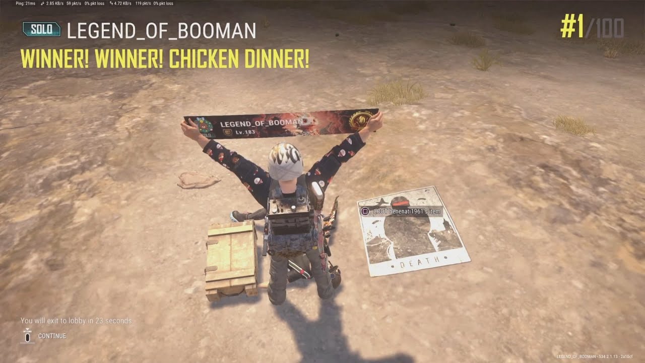 JOT381 PUBG 290325 MIRAMAR 11 KILLS 1939th SOLO WIN 1/100 CHICKEN DINNER SOLO