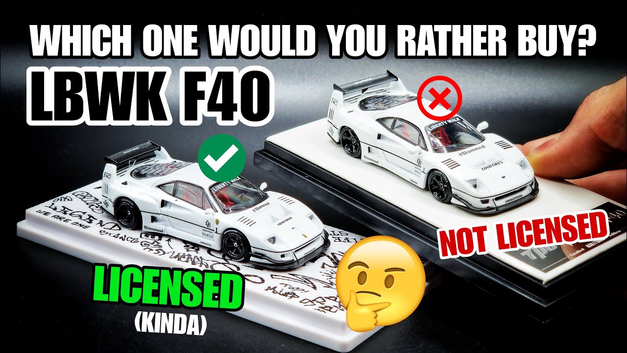 Inno64 VS TPC - LBWK Libertywalk Ferrari F40 Tokyo Auto Salon 2023 | Which one would you rather buy?