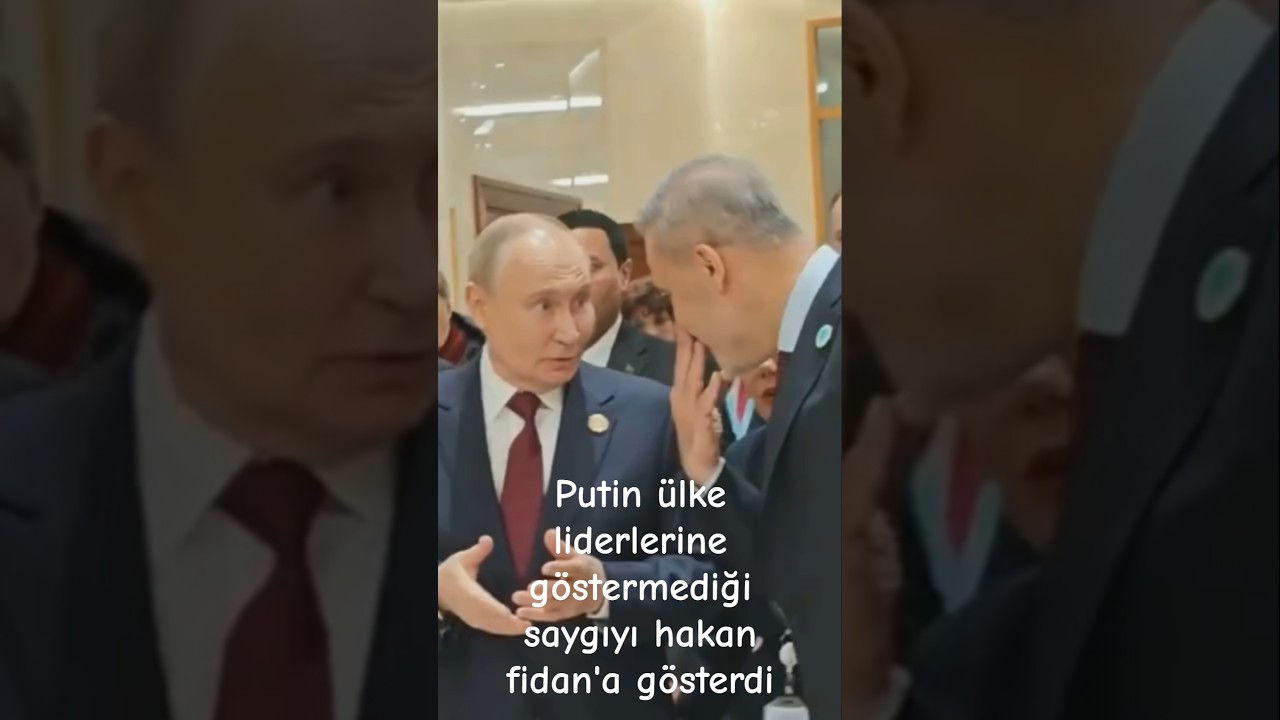 Hakan Fidan / Vladimir Putin 🇹🇷🇷🇺