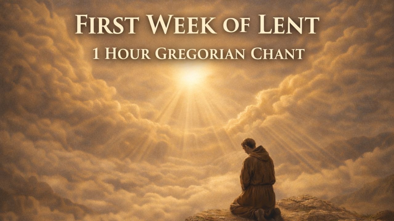 1 Hour Gregorian Chant – First Week of Lent (Sacred Latin Scripture) | Oratio Mea