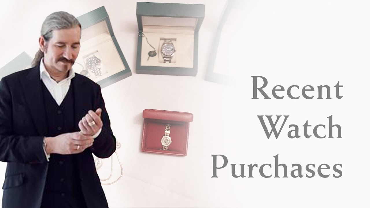 Niklas Nikolajsen shows us his recent watch purchases