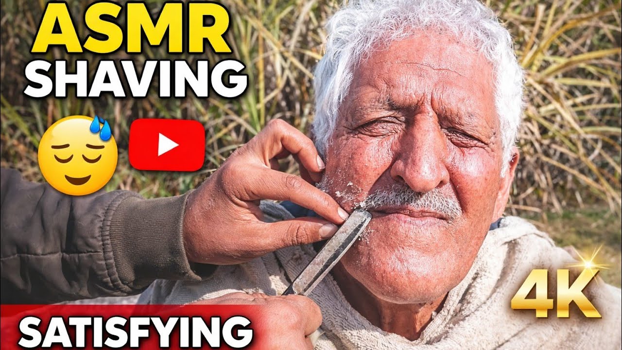 Old Man ASMR Shaving 💈 So Relaxing You’ll Fall Asleep