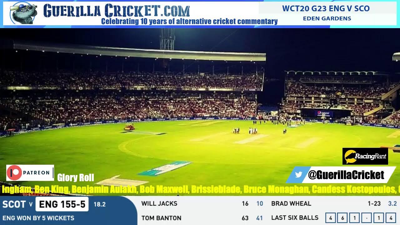 WCT20 G23 ENG v SCO, Eden Gardens