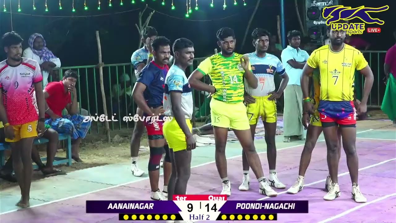 QF | POONDI-NAGACHI vs AANAINAGAR |#SENBAGAPURAM#THANJAVUR MEN KABADDI - 2026