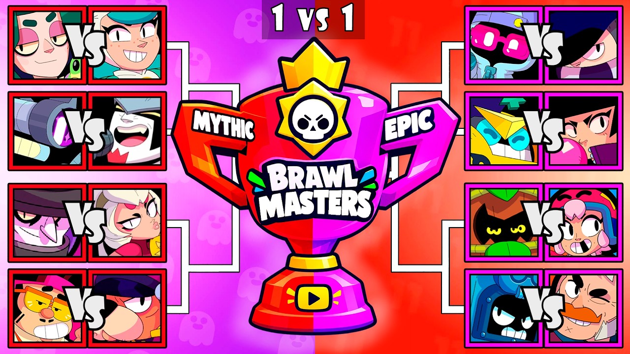 MYTHIC vs EPIC | Who Is The BEST BRAWLER? | Brawl Stars Tournament | Cosmo & Vince New Brawlers