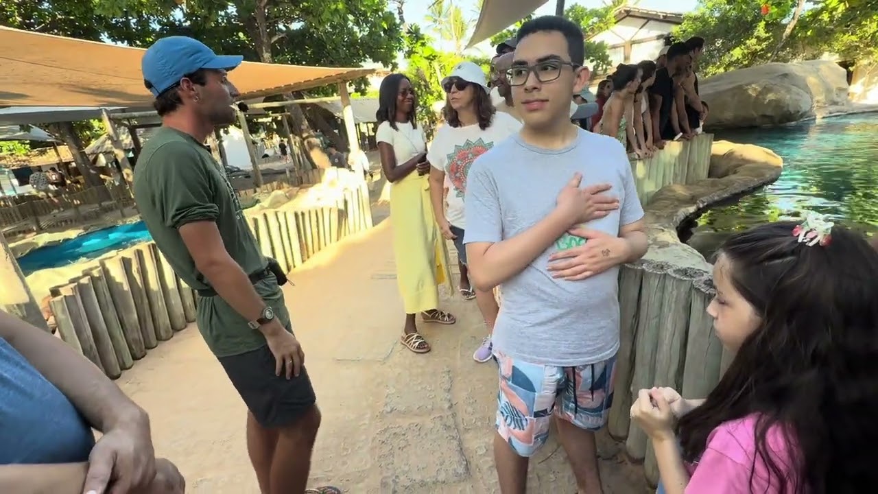 Visitamos o projeto TAMAR em praia Do Forte Bahia 
