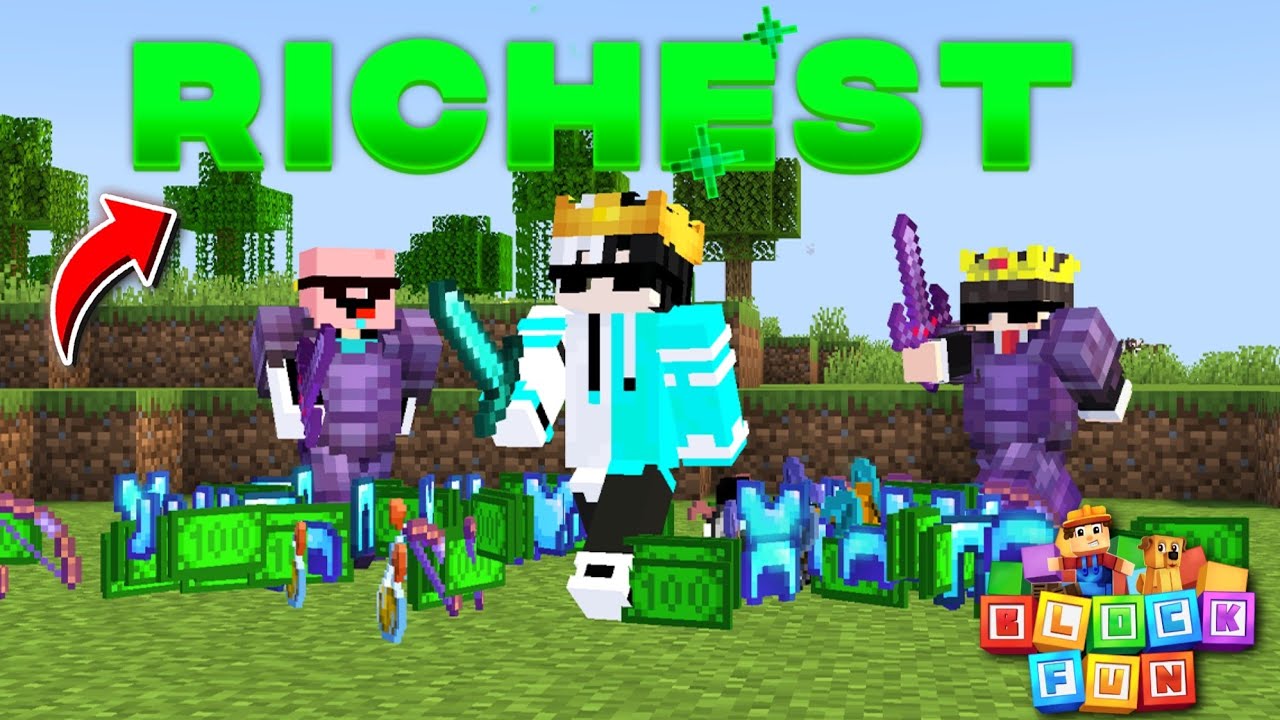 DUPING Money 🤑 In This Public Lifesteal Server (Block Fun)