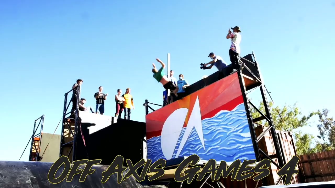 Off Axis Trampwall Games 4 Trailer - trampoline wall best trick, freestyle, big air competition