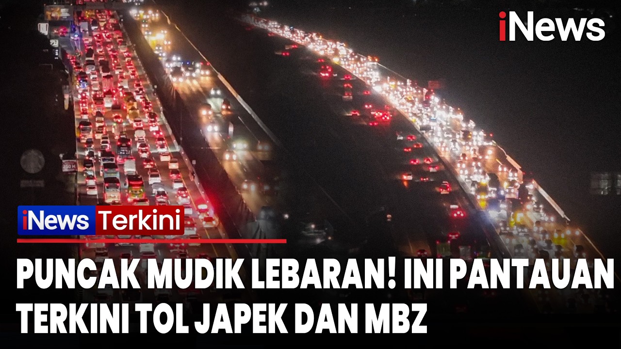 Puncak Mudik! Tol Jakarta-Cikampek dan MBZ Padat Merayap | iNews Terkini