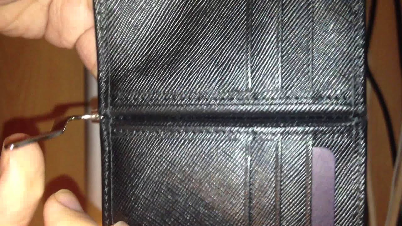 Prada mens money clip bifold fake/real difference