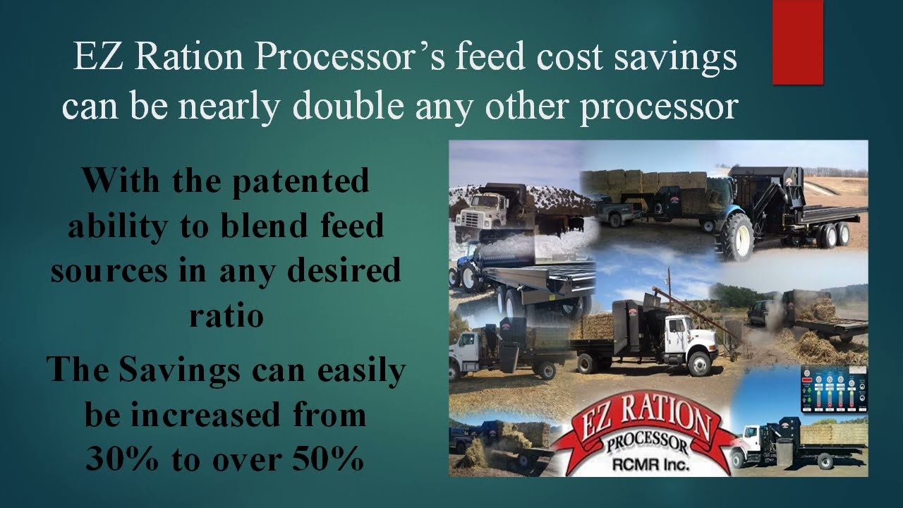 We believe every Rancher should have an EZ Ration Processor
