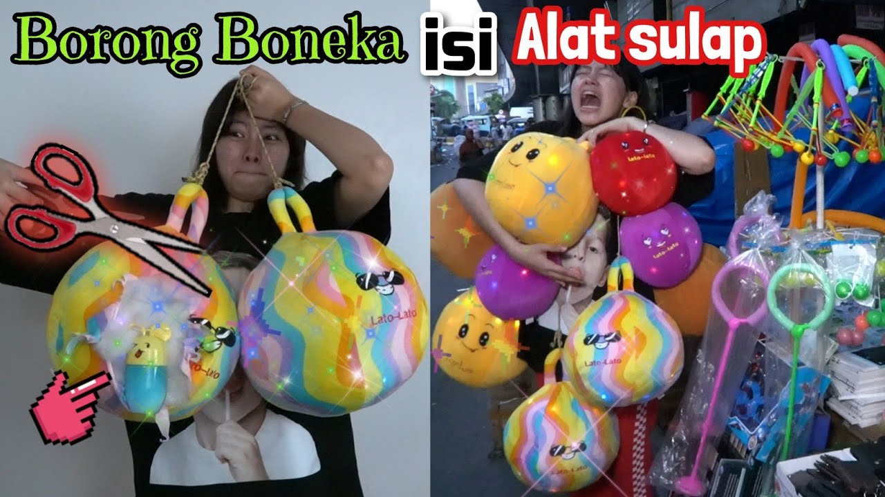 BUKA BONEKA BERHADIAH TERNYATA ALAT SULAP! Woww Prank Semua Orang