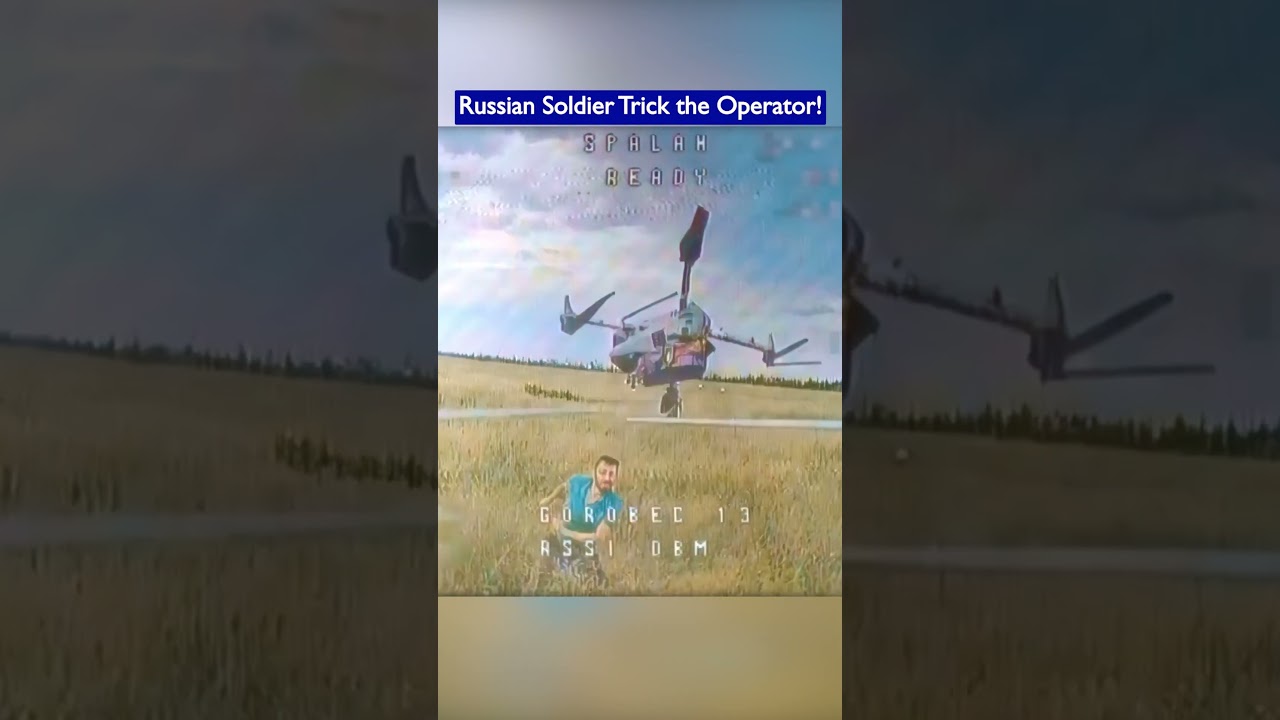 Russian Soldier Saves Himself from FPV Drone by Throwing His Mavic!