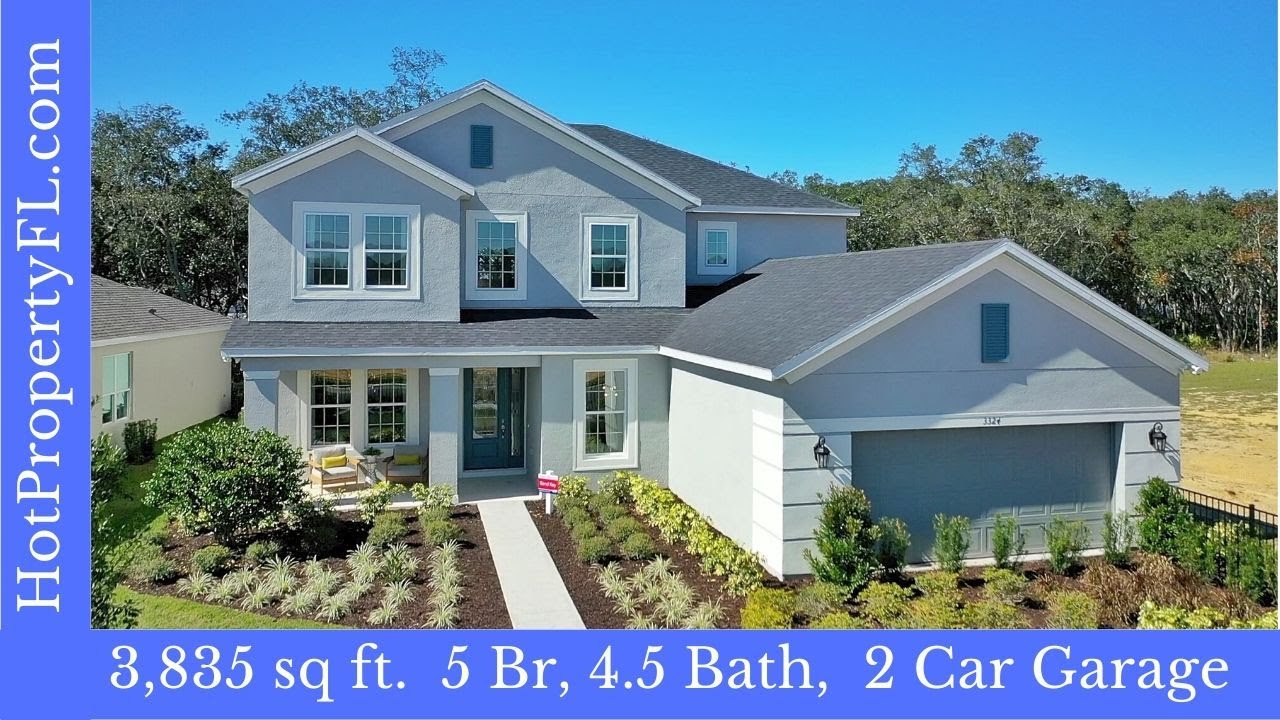 Florida Home Tour | Lakeview Preserve, Winter Garden | Taylor Morrison Homes | Sand Key | 5 Br