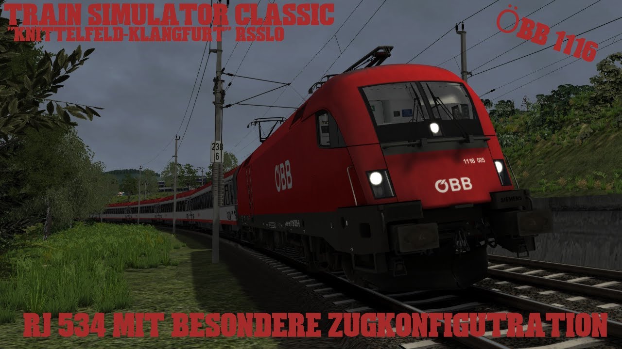 TSC/ Knittelfeld-Klangfurt (RSSLO)/ Besondere Zugkonfiguration RJ 534 (ÖBB 1116)/ Jenco/ PC/ DE