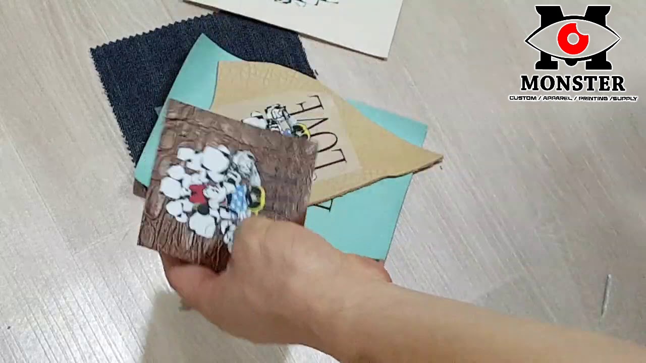 Oki Whiter Toner transfer Printing On leather