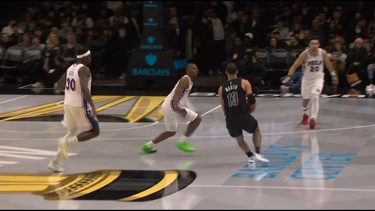 Tyrese Martin banks in the buzzer-beater 3 from way downtown, to end the 3rd quarter