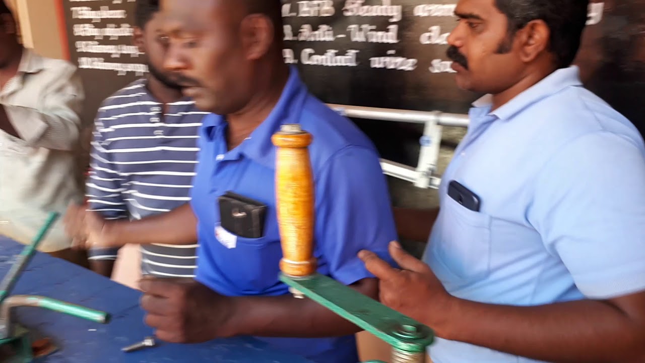 OHE DROPPER FABRICATION by Tuticorin/TRD/SOUTHERN RAILWAY