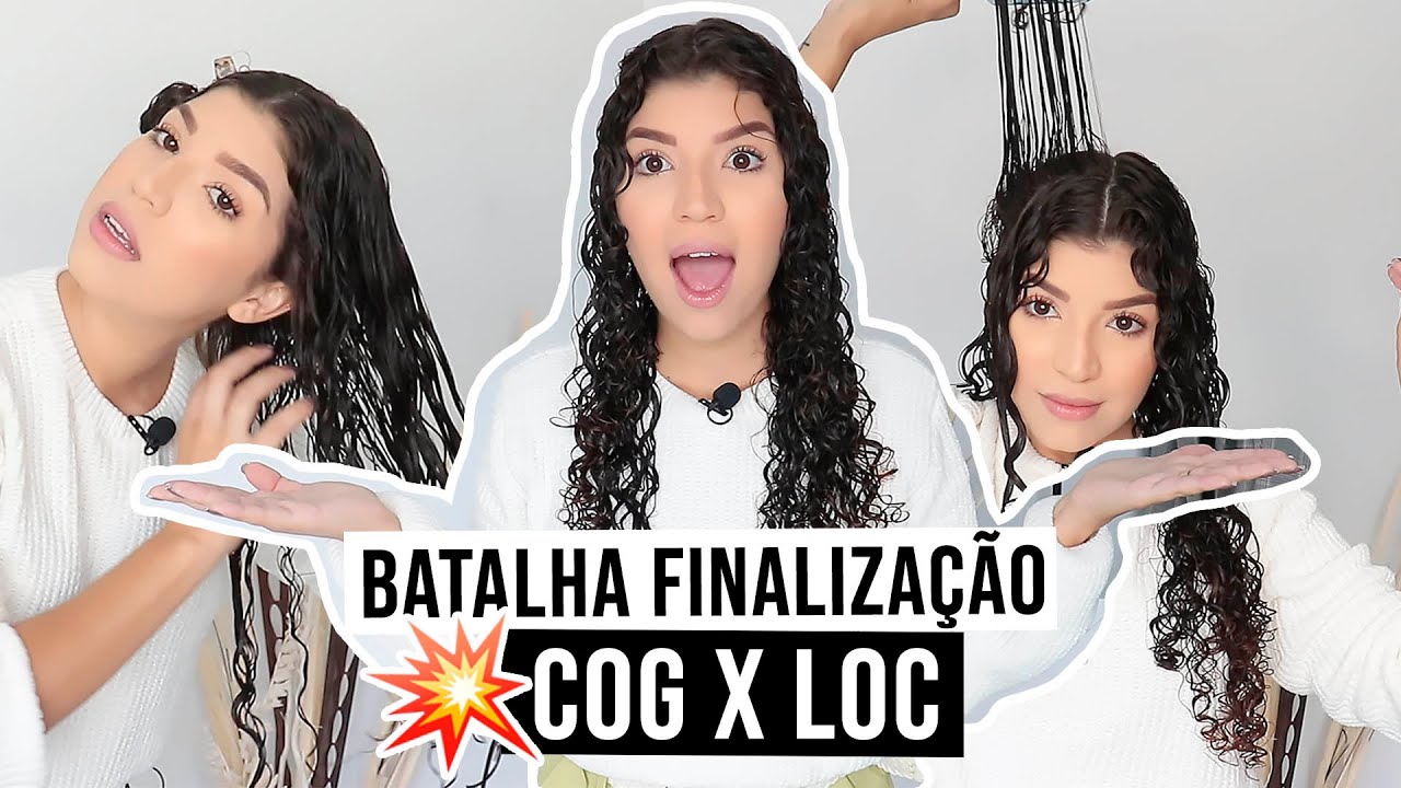 BATALHA DE FINALIZAÇÃO: COG X LOC *cabelos cacheados* | por Jessica Melo