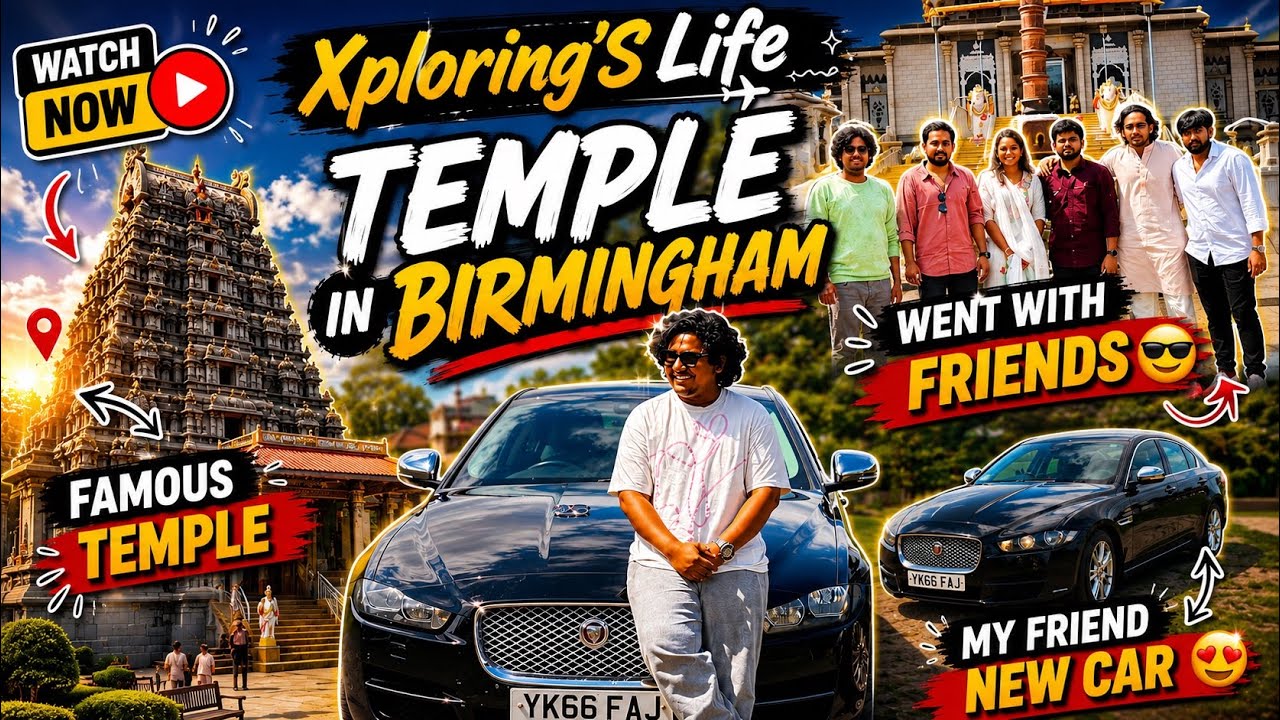 🇬🇧 Birmingham&rsquo;s Famous Hindu Temple | Balaji Temple UK Tour 🛕 | Indian Life in UK Vlog