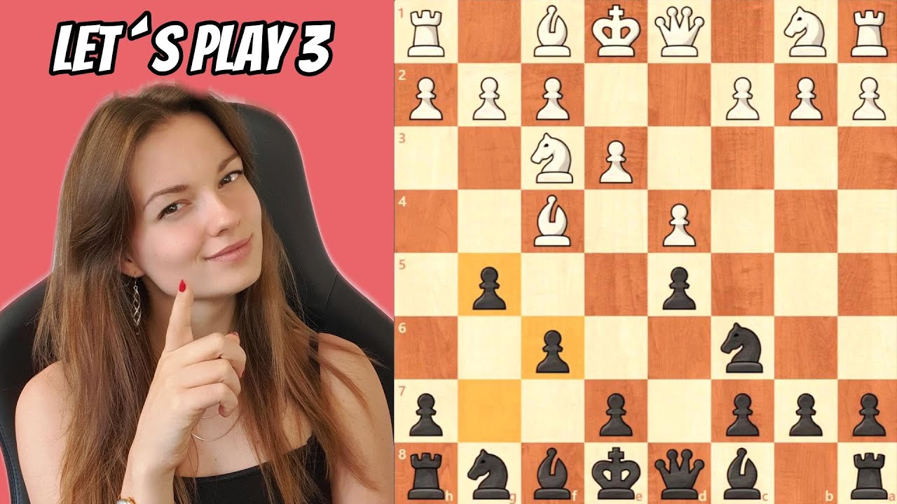 BRILLANT! Chessgamerin gewinnt in 13 Zügen mit f6,g5!