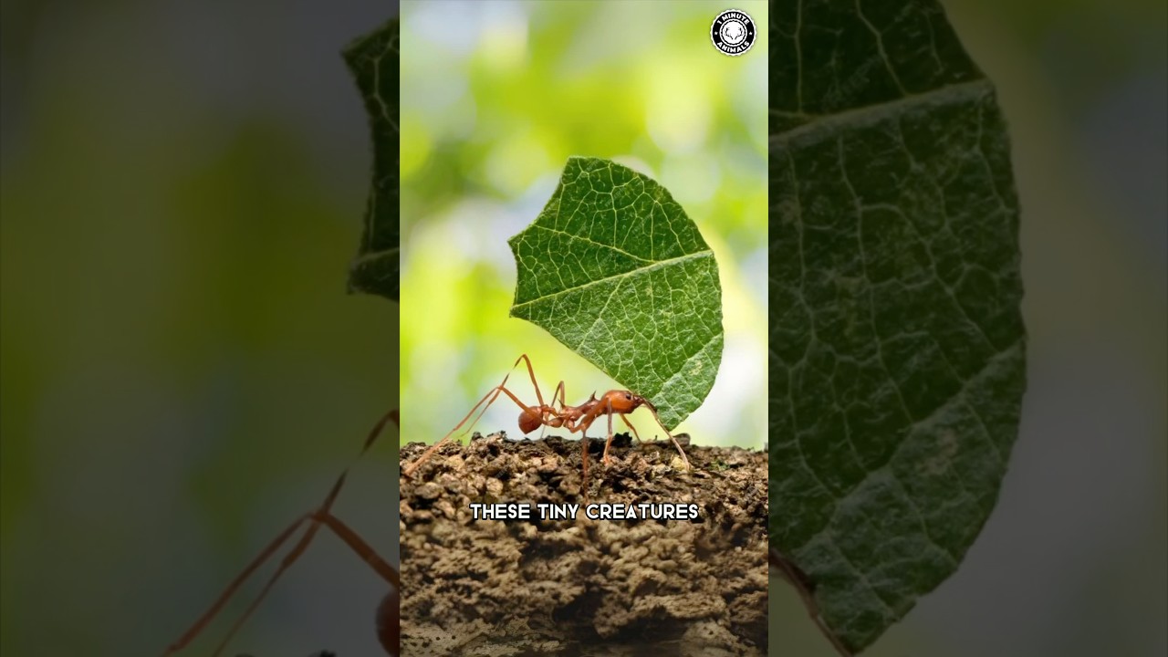 Leaf-cutter Ants 🐜 Why They Carry Leaves?