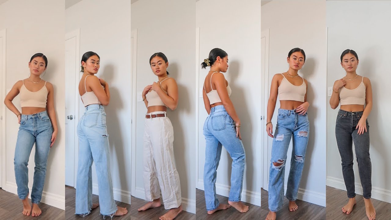 Denim Collection 2020 (best straight leg, wide leg, baggy jeans & mom jeans)
