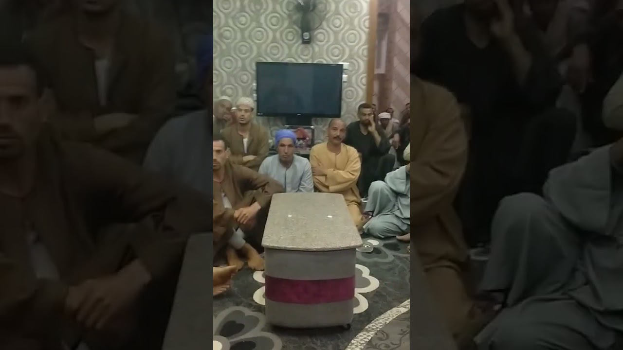 جلسة صلح الحدين عائلتى زيدان والشافعى(2)