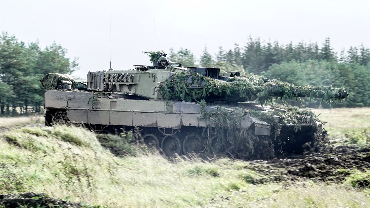 Leopard 2A5 tanks - Danish Army - LEOPARD 2A5 TANK - Brave Lion 2019