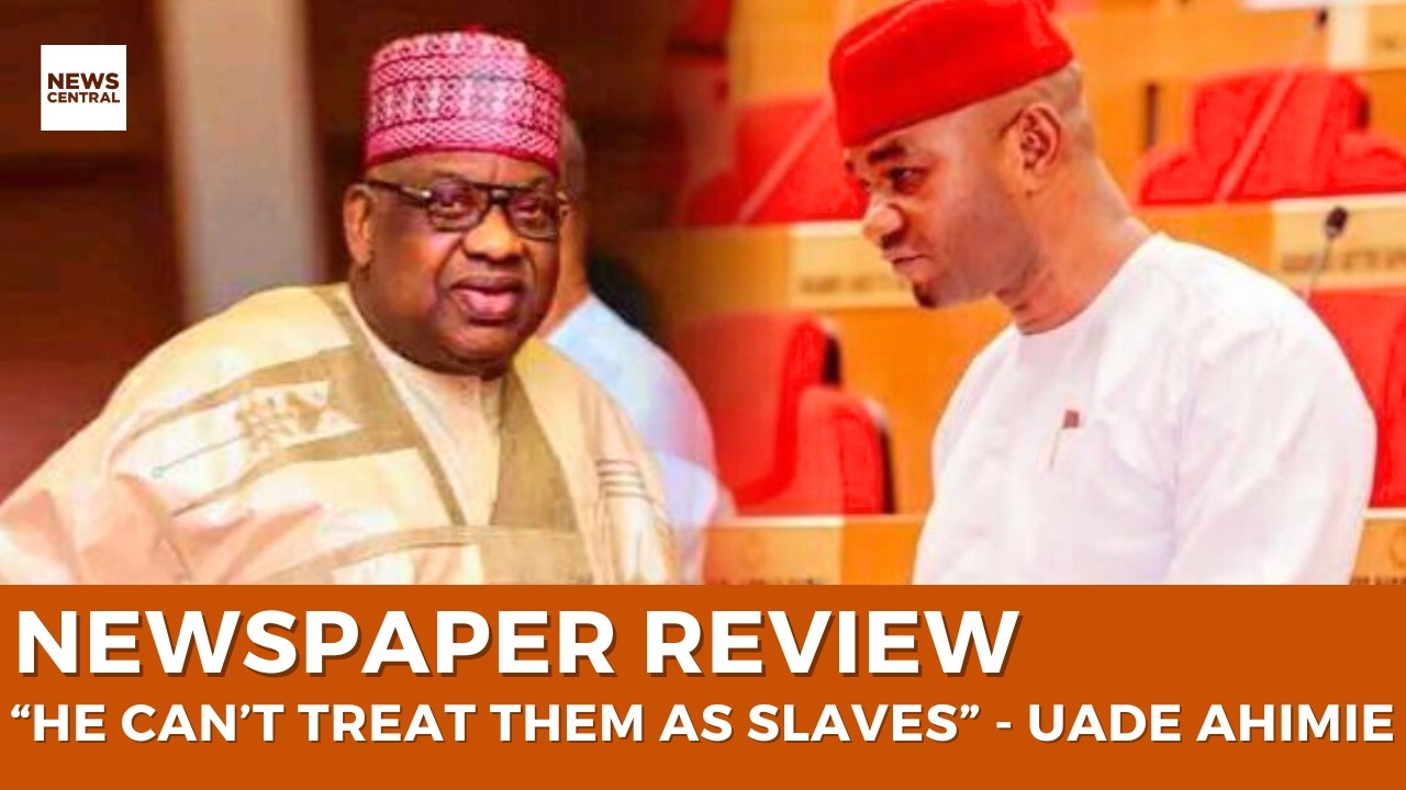“Leadership Is Not Slavery” — Uade Ahimie Fires at Senator Nwaebonyi