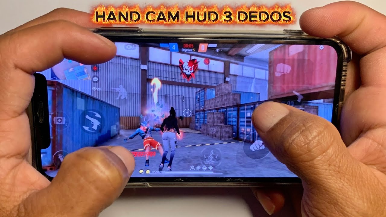 IPHONE XS NORMAL HAND CAM FREE FIRE 🔥🔥 Asi es jugar Free Fire en un iPhone XS normal 📱