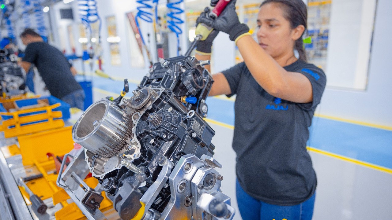 POR DENTRO DA FÁBRICA DA BAJAJ NO BRASIL PRODUÇÃO DA DOMINAR 400