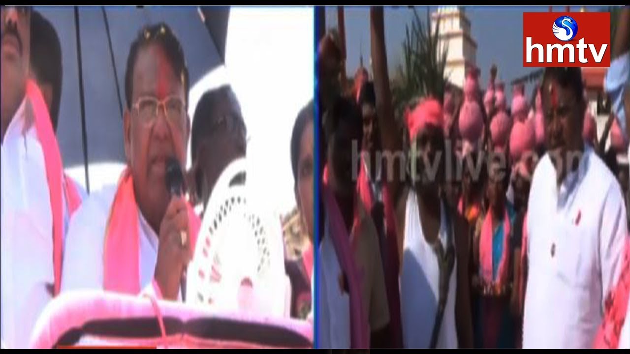 Pocharam Srinivas Reddy Election Campaign In Nizamabad | Telangana Elections 2018 | hmtv