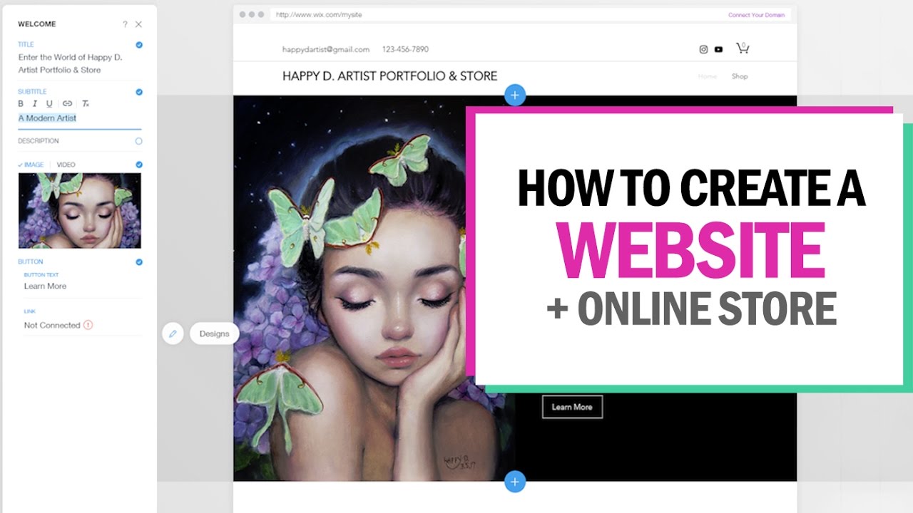 HOW TO MAKE A WEBSITE + ONLINE STORE (in 15 minutes!)