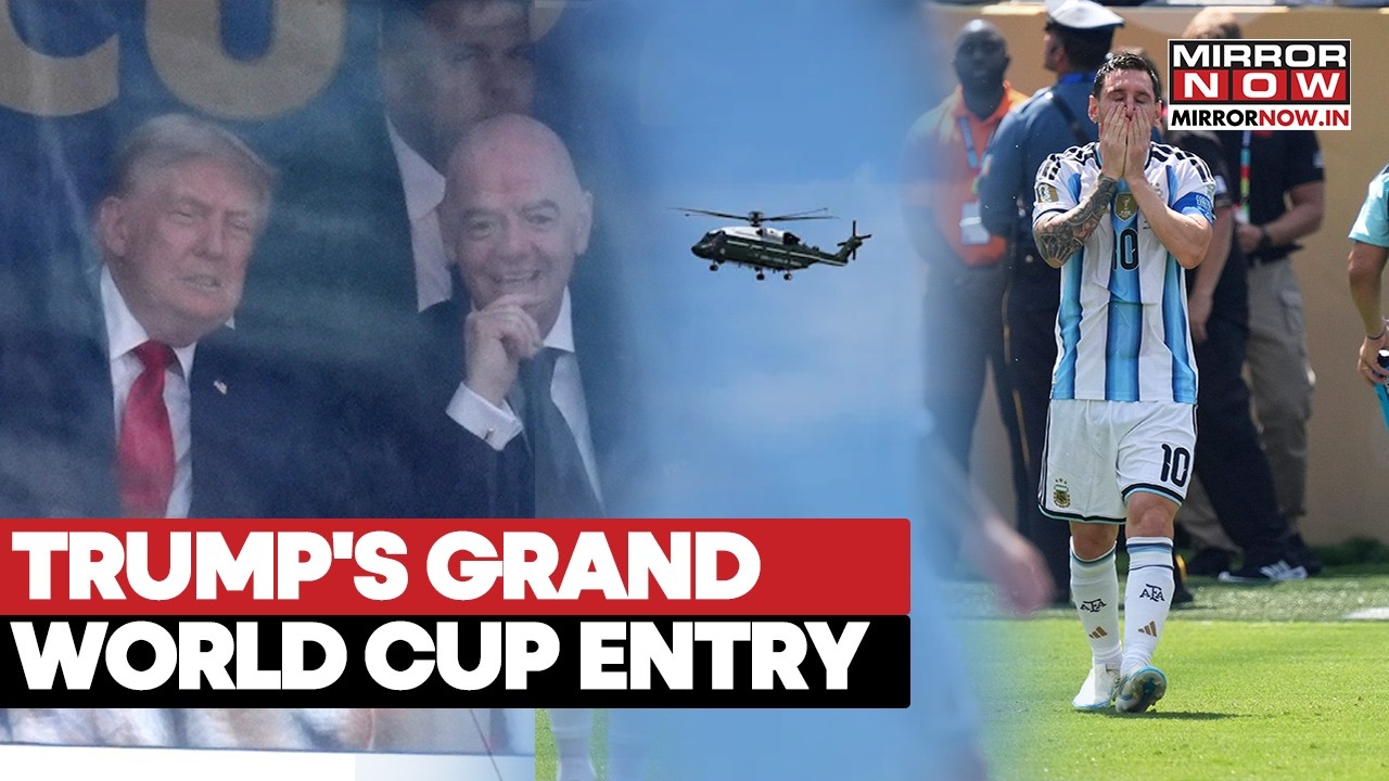 Argentina Vs Spain: Donald Trump's Marine One Lands at FIFA World Cup 2026 Final