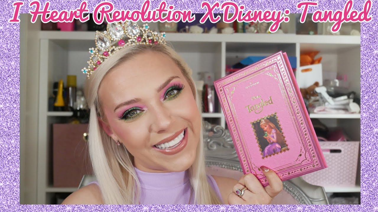 I HEART REVOLUTION X DISNEY: TANGLED COLLECTION! | MY FAVOURITE PRINCESS! | MY FIRST MAKEUP PR!
