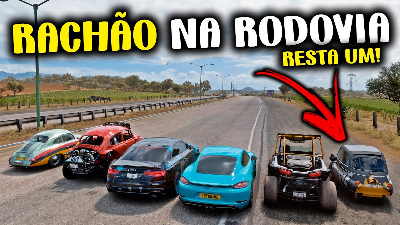 NÃO ACREDITO - RACHÃO NA RODOVIA - FORZA HORIZON 5 GAMPEPLAY