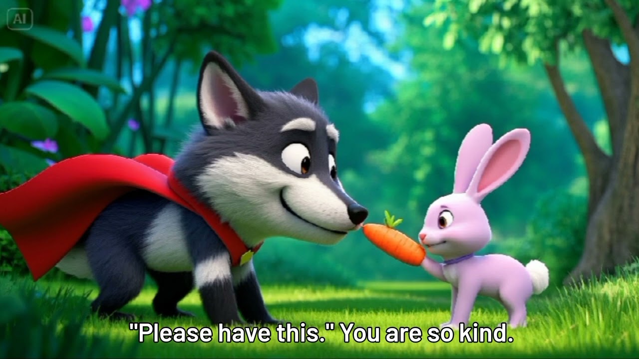 Luna The Kind Wolf | The Super Wolf | Wolf Cartoons