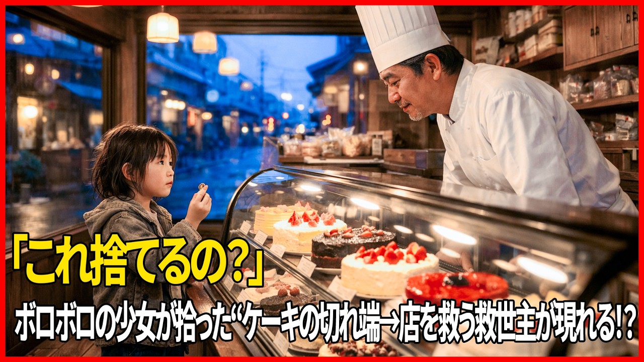 「これ捨てるの？」ボロボロの少女が拾った“ケーキの切れ端”が、赤字続きの店を救う奇跡の起爆剤に…！？【感動】