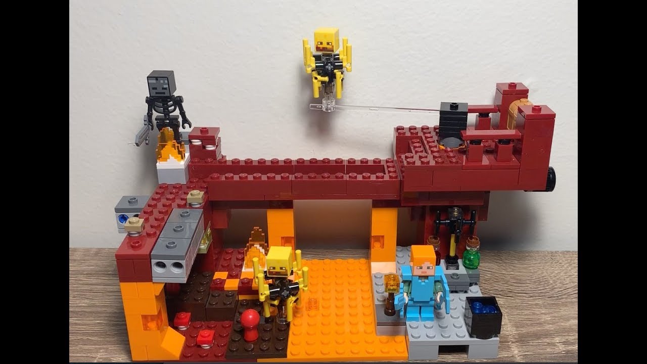 LEGO Minecraft 21154 The Blaze Bridge Review!