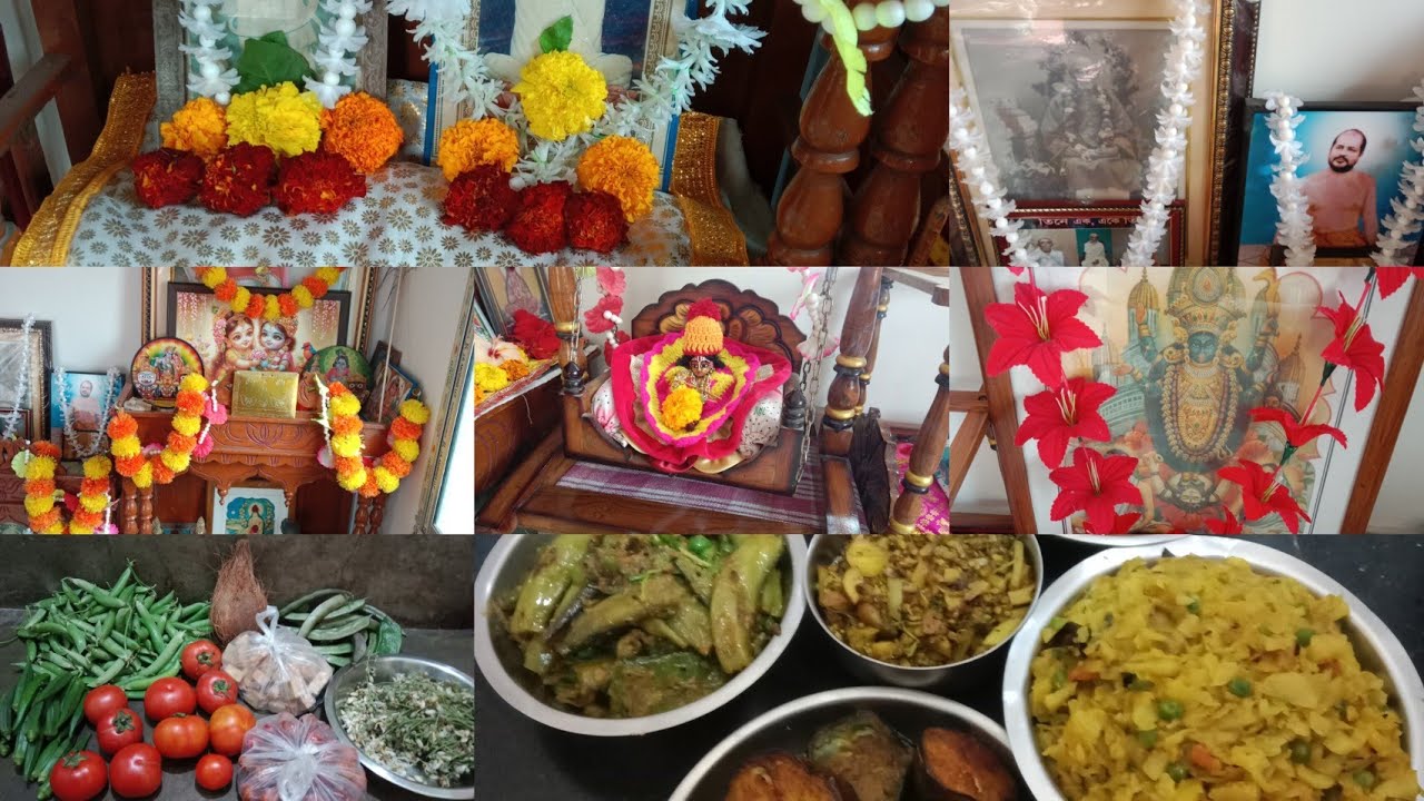 আজ মাঘীপূর্নিমায় নিরামিষ রান্না হলো/Vegetarian cooking on Maghipurnima today.#monadirvlogs#dailyvlog