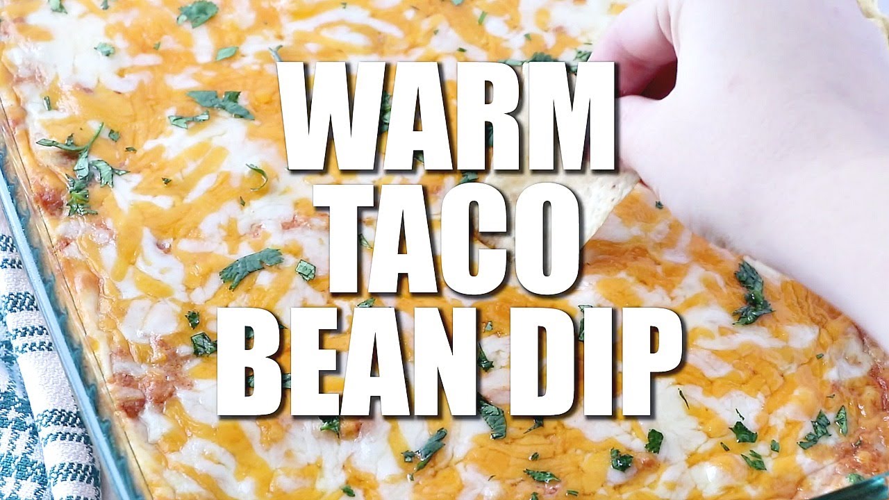 How to make: WARM TACO BEAN DIP