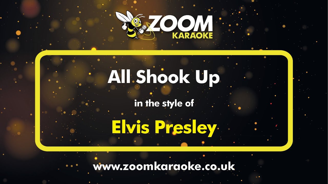 Elvis Presley - All Shook Up (Karaoke Version) with Lyrics On Screen