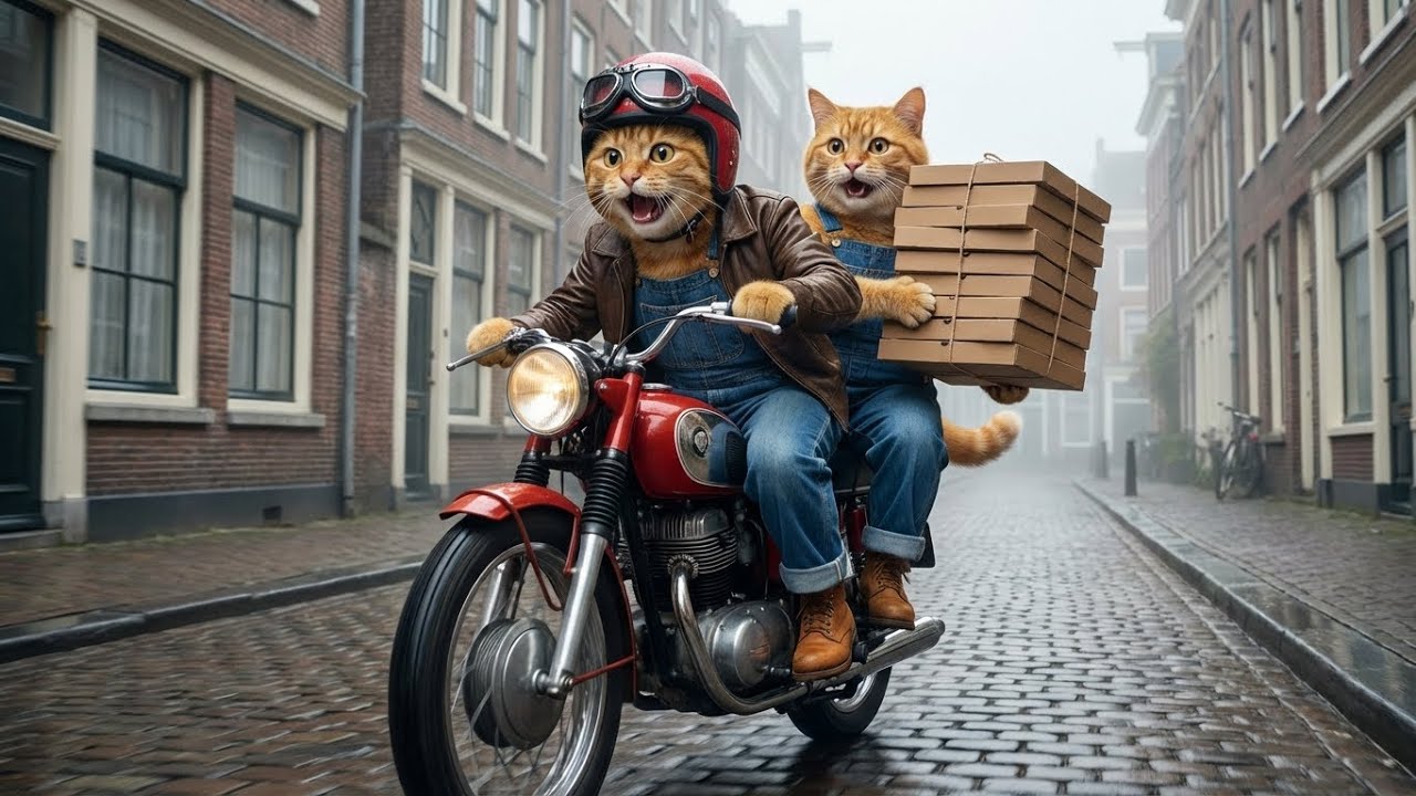 UNBELIEVABLE! This Famous Cat Traded His Dream Robot For a SECRET Mission!🐱🏍️🍕✨