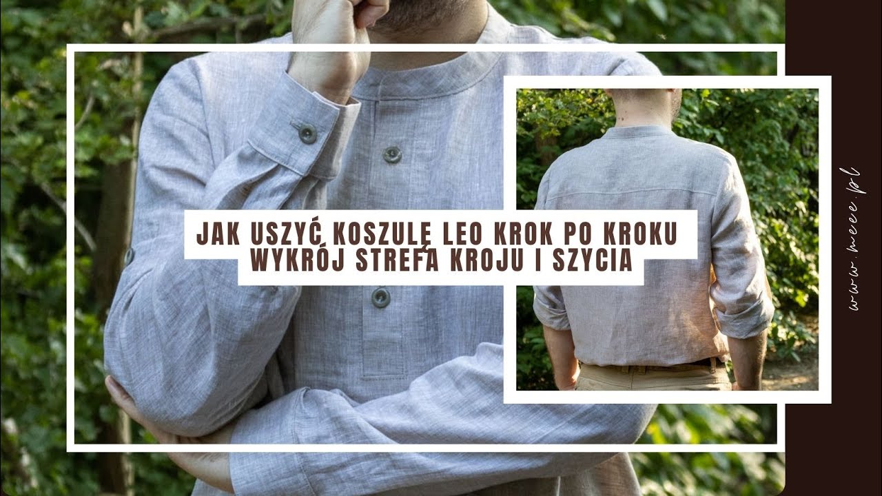 Jak uszyć koszulę LEO - Krok po kroku - Wykrój Strefa Kroju i Szycia