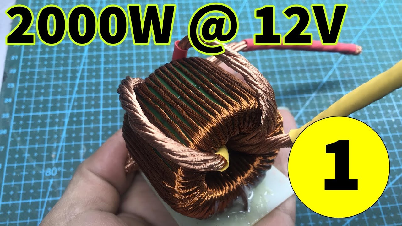 How to make 2000W transformer for Sine Inverter | Part 1