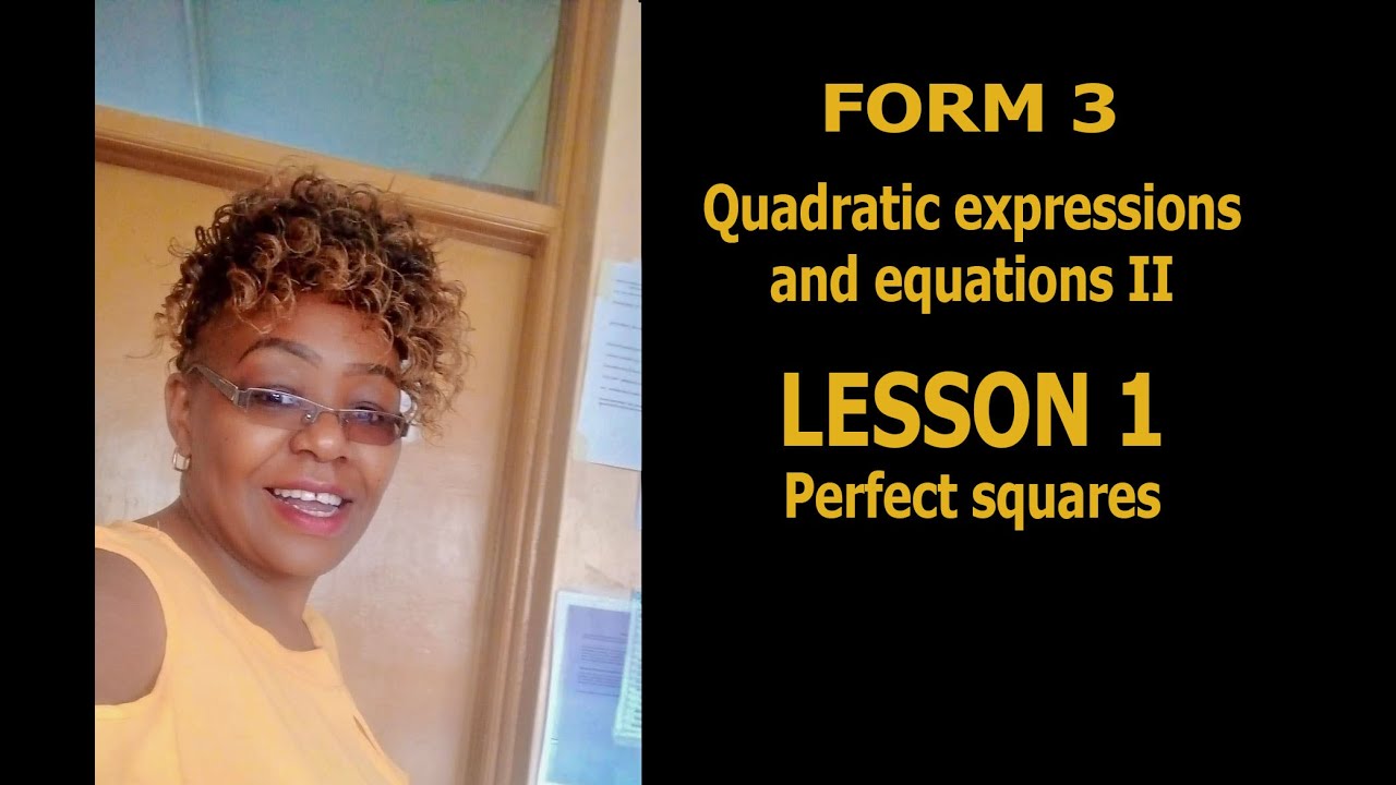 Quadratic Expressions & Equations